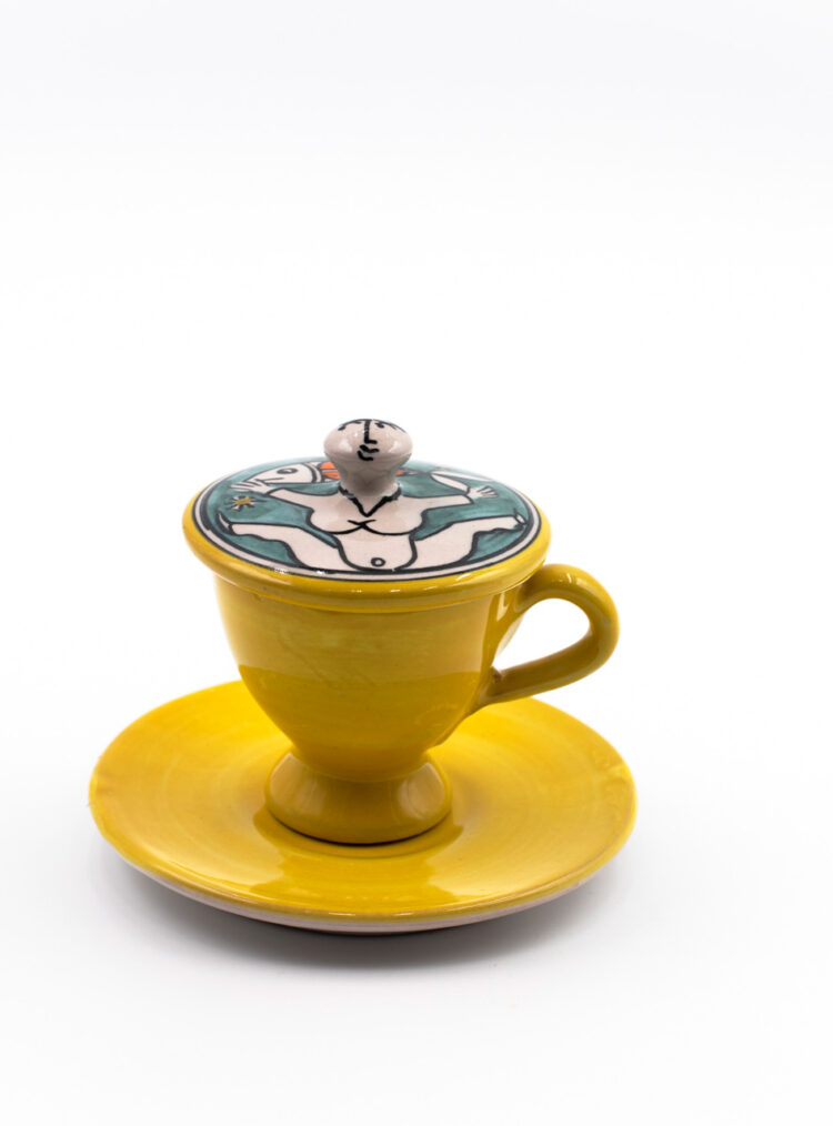 Tazzina da caffé Gialla