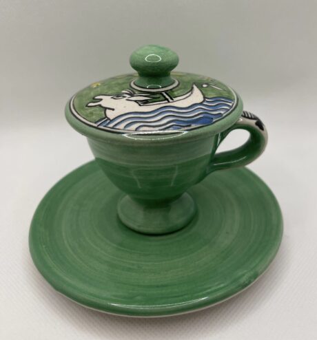 Tazza Caffe Pasquale Liguori Verde 2a